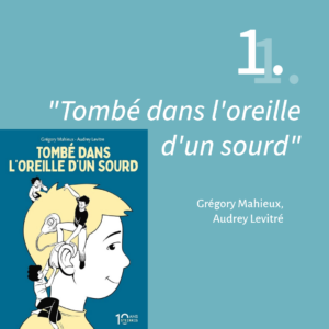 Illustration pour le roman graphique : "Tombé dans l'oreille d'un sourd"