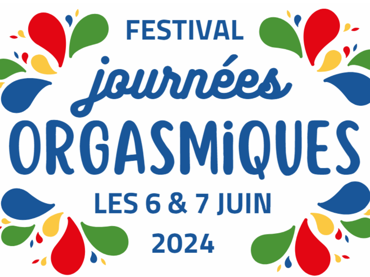 Affiche du festival des Journées Orgasmiques 2024.